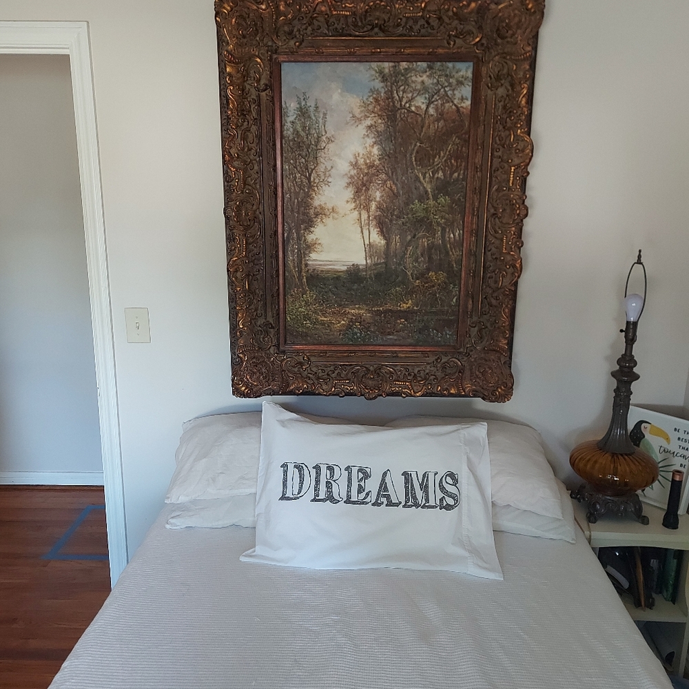 White Dreams Cotton Pillowcase Standard Size